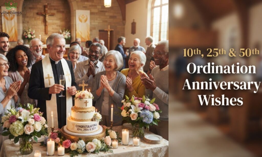  10th, 25th and 50th ordination anniversary wishes
