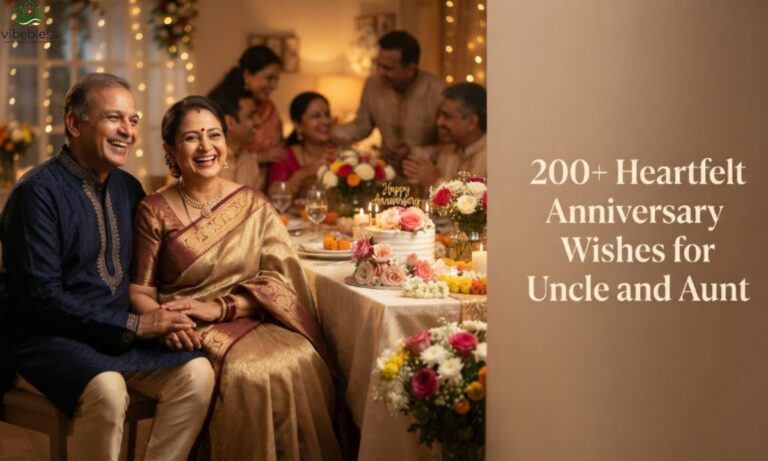 200+ heartfelt anniversary wishes for uncle and aunt