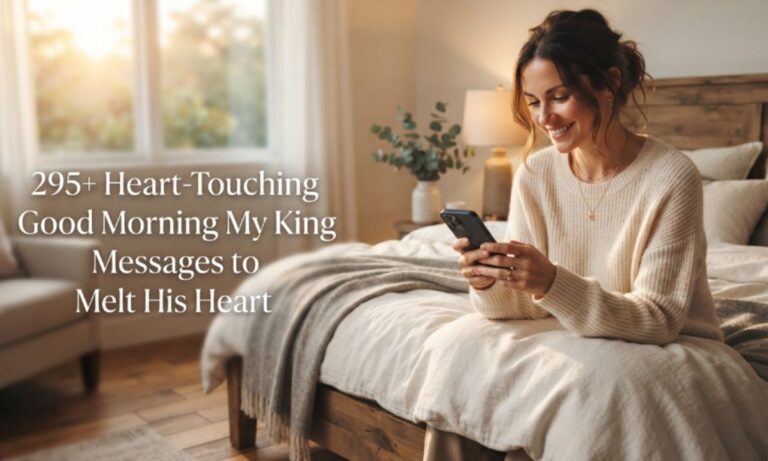 Heart-touching Good Morning My King Messages for him