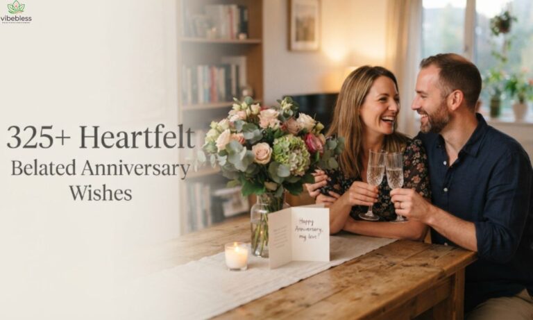 325+ heartfelt belated anniversary wishes for couples