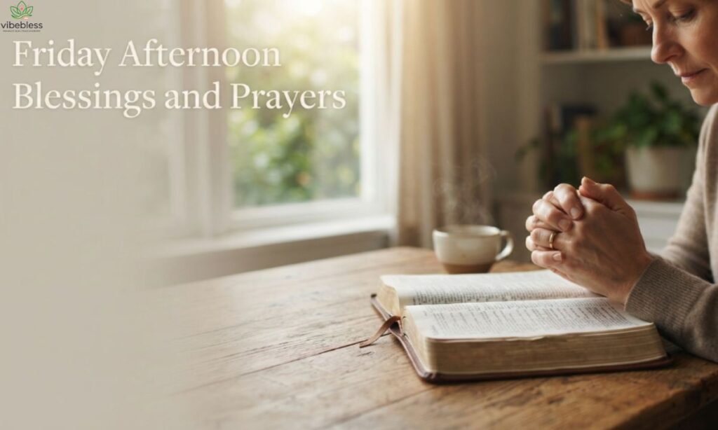 Friday Afternoon Blessings and Prayers