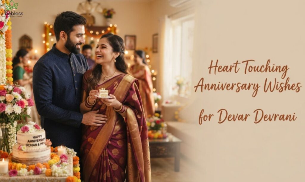 Heart touching anniversary wishes for devar devrani