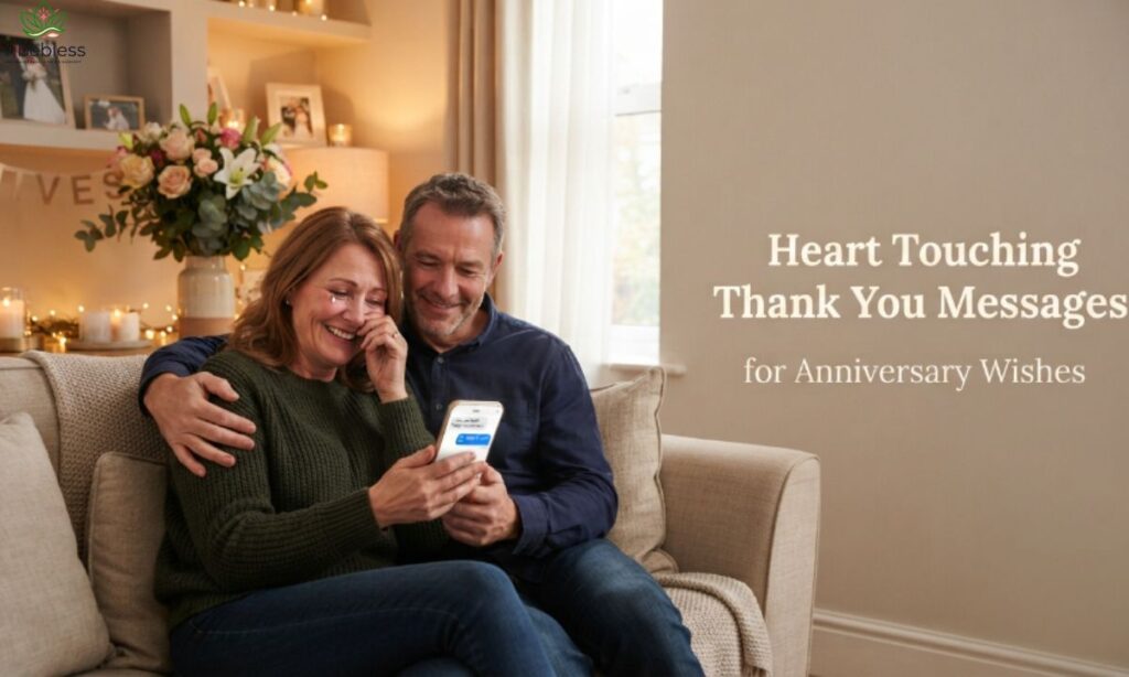 Heart touching thank you messages for anniversary wishes