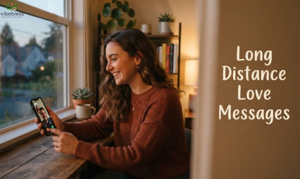 Long Distance Love Messages for couples living apart