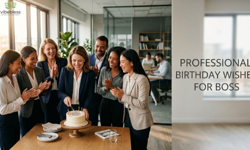 Professional birthday wishes for boss