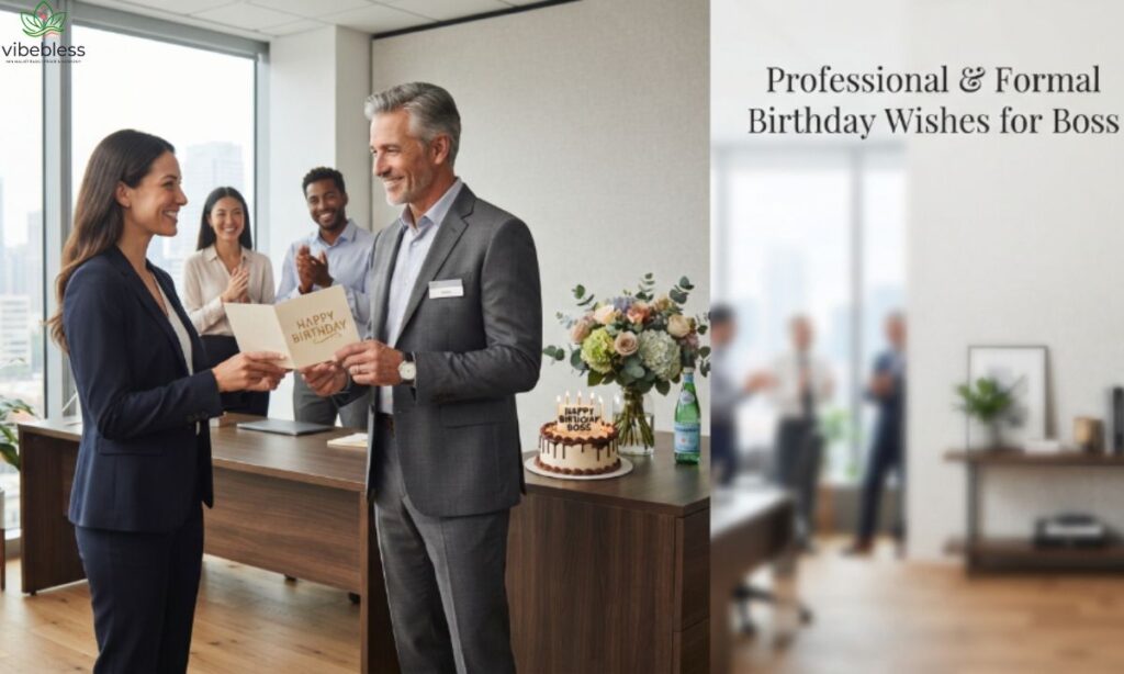  Professional and formal birthday wishes for boss
