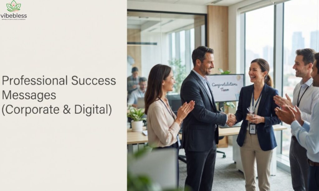  Professional Success Messages for corporate and digital celebrations
