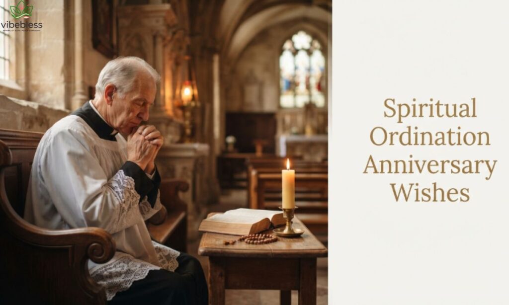  Spiritual ordination anniversary wishes
