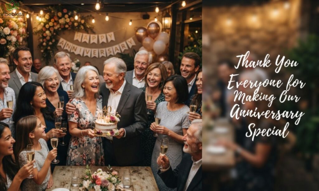 Thank you everyone for making our anniversary special
