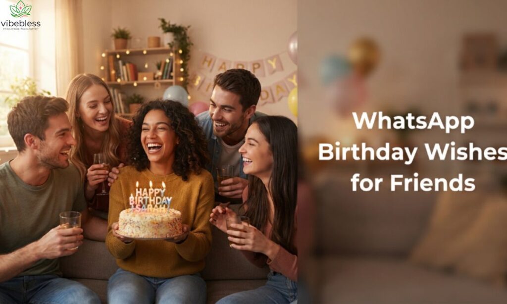 WhatsApp Birthday Wishes for Friends celebrating together
