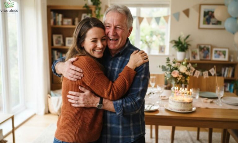 Birthday Wishes for Dad from Daughter during a heartfelt birthday celebration
