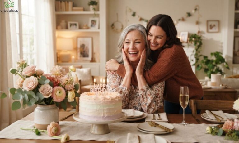 Birthday Wishes for Mom from Daughter during a heartfelt birthday celebration